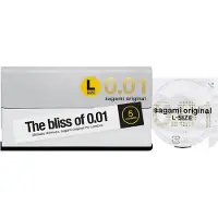 Sagami Original 0.01 L - préservatif ultra-fin - 58mm - boîte de 5