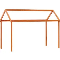 Syfax Toit de lit pour enfants 217x85,5x154 cm bois de pin massif