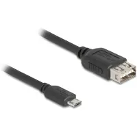 DeLOCK USB 2.0 Kab USB Typ Micro-B St zu USB Typ-A Bu 3 m