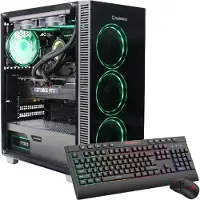 Hyrican GAMEMAX Draco XD 7809 Ryzen 7 7700X WAK 32GB DDR5 1TB SSD RTX 5060Ti (1000 Go, 32 Go), PC, Noir