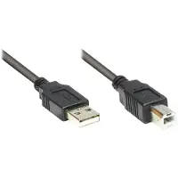 GOOD CONNECTIONS - Câble USB - USB (M) pour USB type B (M) - USB 2.0 - 1.8 m - noir