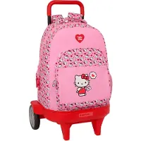 Safta Sac à Dos à Roulettes Hello Kitty 33l 33x45x22cm