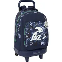 Safta El Niño Navy 33l 33x45x22cm Wheeled Backpack Bleu Enfants