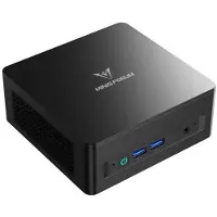 Minisforum UM760 Slim (1000 Go, 16 Go, AMD Ryzen 5 7640HS, Radeon 610M), PC, Noir