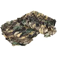 Buteo Photo Gear Tissu de camouflage 3D, motif forêt, 1,5 x 3 mètres – Idéal pour la photographie naturaliste