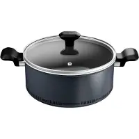 Tefal - SoLight - Koookpan - 24CM - 4,6L - Inductie, Poêle + casserole, Gris