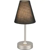 Reality LED, lampe de table, noir, alimentation par batterie, H 29 cm