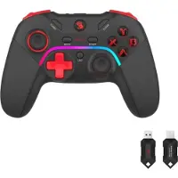 A4Tech Bloody GPW70 noir / Gamepad / PS3 / PC / Switch / Android / 2,4 GHz / USB-C (Android, PC, PS3, Switch), Manette, Noir