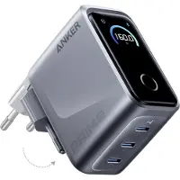Anker Chargeur secteur Prime 160W, 3x USB-C, écran intelligent, gris
