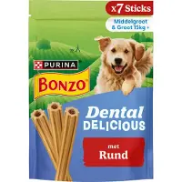 Bonzo Dental Delicious - Medium - Bœuf - 6 x 200 gr