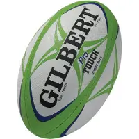 Gilbert Ballon De Touch Rugby Match Pro - Vert / Bleu