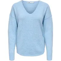 ONLY Pull-over 'ONLRica' bleu chiné