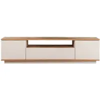 CALICOSY - Meuble TV 3 portes rabattables et 1 niche L180 cm - VERAMONT