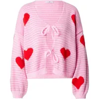 Hailys Cardigan 'Sa44ddie' rose / rose clair / rouge
