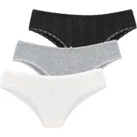 Vivance Slip gris chiné / noir / blanc