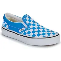 Vans Slip ons enfant Classic Slip-On COLOR THEORY CHECKERBOARD Bright Azure filles - Bleu - 27 1/2