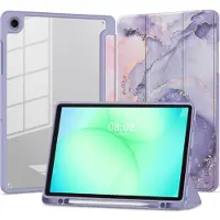 Mtp Products SC Pen Hybrid Case pour Samsung Galaxy Tab A9 / A11 Plus 110 X210 / X215 / X216 / X230 / (Samsung Galaxy Tab A9), Étui pour tablette, Multicolore, Violet