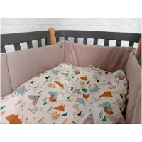ANNE & MIKAEL Bed edge cushion, 30 x 360 cm, beige