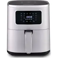 Heinrich´s Hfr 8216 5l 1450w Air Fryer Argenté 5 Liters / EU Plug 220V