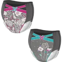 DryNites Diapers Absorbent Panties Girl 13 Units Rose 8-15 Years Enfants