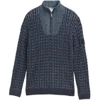 Tom Tailor Pull-over marine / bleu-gris