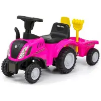 Milly Mally Milly Véhicule à cheval New Holland T7 Tracteur rose