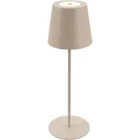 Briloner Lampe de table LED sans fil tactile réglable 36x10.5 cm 2.5 W 200 lm 2700 K blanc chaud RVB IP44 hauteur ajustable USB C beige lampe interieur exterieur