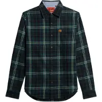 Superdry Chemise marine / vert foncé / blanc