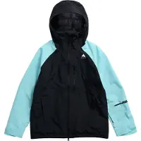 Burton - Veste de ski/snowboard 3 couches - M Reserve 3L Jacket True Black/Light Teal pour Homme - Taille S - Noir
