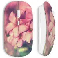 CAPACHEAP Souris sans fil pink flowers