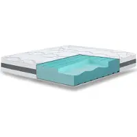 11.11 SRLS Le matelas double White Stone King Size 180x190 Carbon, Antibactérien, Antiacarien, Antiallergique. | Hauteur 16 cm | Fabriqué en Italie