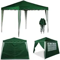 Deuba Tente pliante 3x3 m Tonnelle pavillon jardin pliable vert + Sac de transport