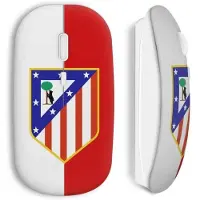 CAPACHEAP Souris Sans Fil Atletico De Madrid Football Logo