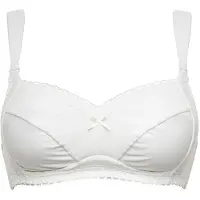 Sans complexe Soutien-Gorge Allaitement Sans Armatures Ivoire En Coton