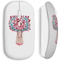 CAPACHEAP Souris Sans Fil Cerf Design