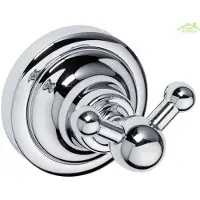 Bemeta Patère double RETRO en laiton chromé 6,5x6,5x6,5 cm