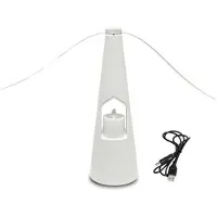 Generique Ventilateur de Table suspendu, répulsif/répulsif contre les insectes, avec crochet + 2 lames, anti-mouche, pour Table de Patio, sans produits chimiques