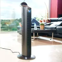 Taurus Ventilateur Colonne Oscillant Avec Minuterie 45w Noir