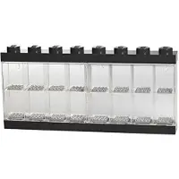 LEGO Minifigure Display Case 16, Black [] Black, Brick