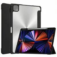 IMoshion Coque tablette rigide Trifold pour Apple iPad Pro 12.9 (2018/2020/2021/2022) - Noir