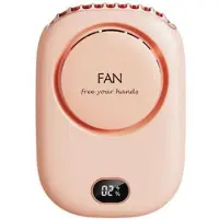Generique Mini ventilateur de cou suspendu Portable et Rechargeable, refroidisseur d'air de poche pour le bureau et la maison, offre spéciale, 50%