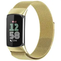 IMoshion Bracelet magnétique milanais Fitbit Charge 5 - Taille M - Doré