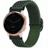 IMoshion Bracelet en nylon élastique - Connexion universelle 18 mm - Vert foncé