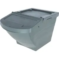 Kerbl Futterbox stapelbar 40 Liter mit Deckel, Kunststoff