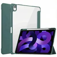 IMoshion Coque tablette rigide Trifold pour Apple iPad Air 11 pouces (2026) M4 / (2025) M3 / (2024) M2 / Air 5 (2022) / Air 4 (2020) - Vert