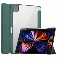 IMoshion Coque tablette rigide Trifold pour Apple iPad Pro 12.9 (2018/2020/2021/2022) - Vert