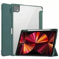 IMoshion Coque tablette rigide Trifold pour Apple iPad Pro 11 (2022 / 2021 / 2020 / 2018) - Vert