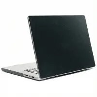 Selencia Coque Paillettes pour Apple MacBook Air 13 pouces (2022 / 2024 M3 / 2025 M4 / 2026 M5) - Noir