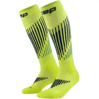 Cep Ski Touring Merino Socks Tall 3.0, chaussettes de ski, femmes, jaune