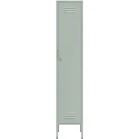 Lendo Online Armoire Vestiaire 35x50x180 cm Métal Vert
